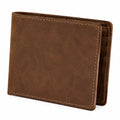 Geldbörse 12 x 9.5 x 1.5 cm Leder Braun Klassisch Faltbar