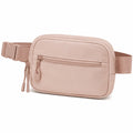 Gürteltasche 20 x 14 x 5 cm Kunstfaser Rosa mit Reißverschluss für Alltag