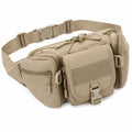 Gürteltasche 35 x 15 x 20 cm aus Polyester in Beige mit Mehrfachfächern